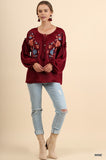Embroidered ENDLESS ROSE Top